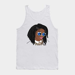 Natural Hair Box Braids 1 Tank Top